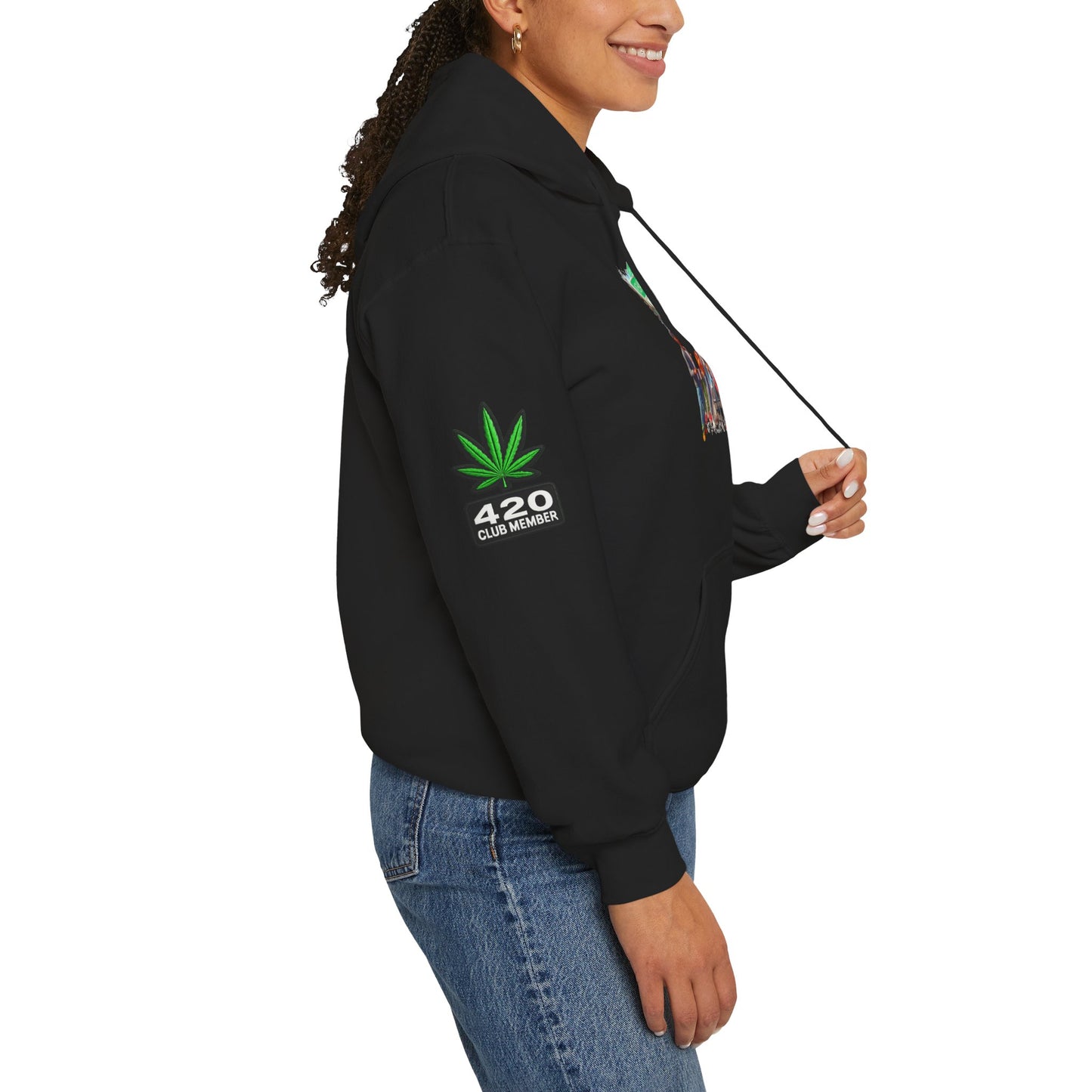 420 Neighborhood Crew Hoodie — Stoner Squad Street Sign Graphic Sweatshirt