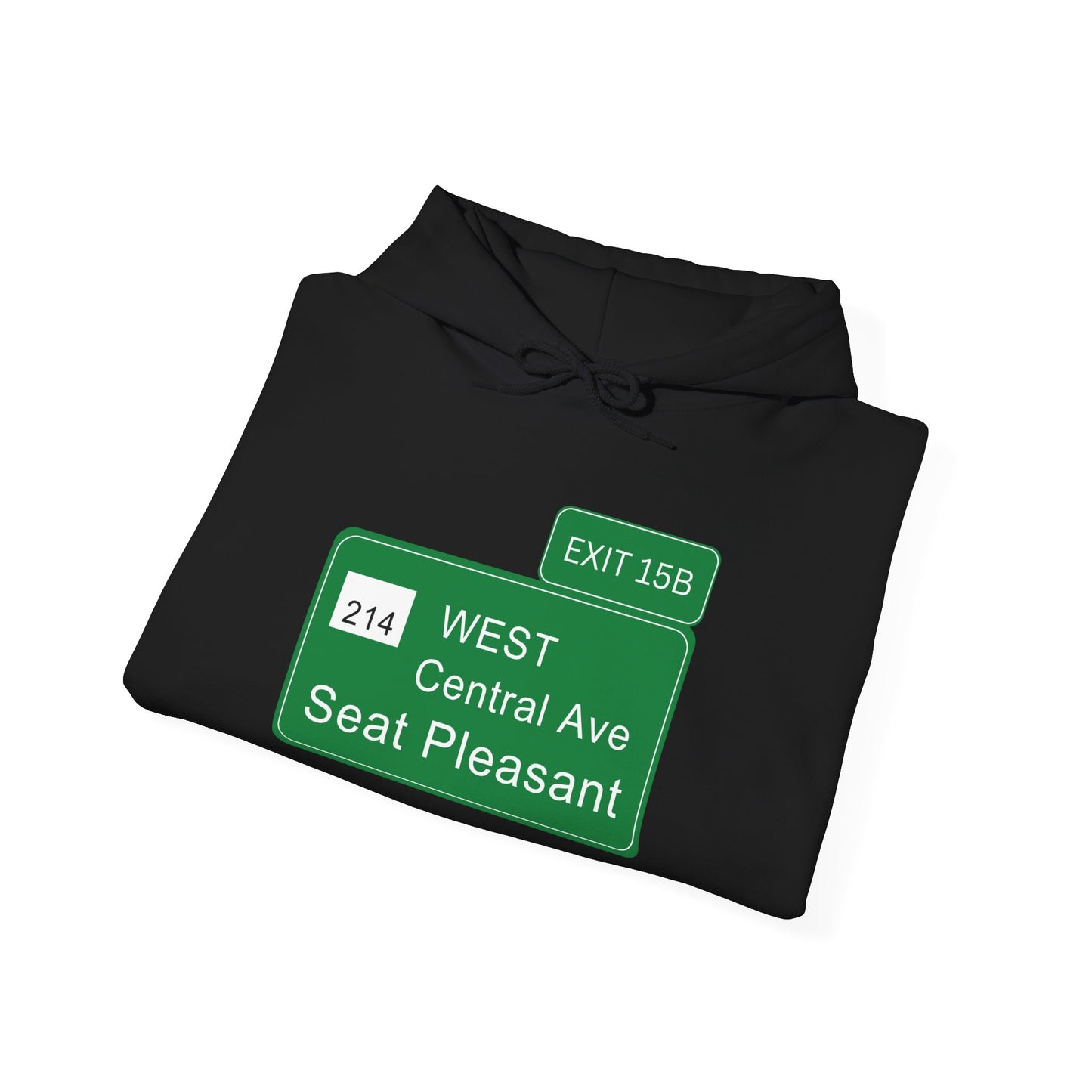 Seat Pleasant Road Sign Hoodie — Booker Dr. Street Sign Pullover