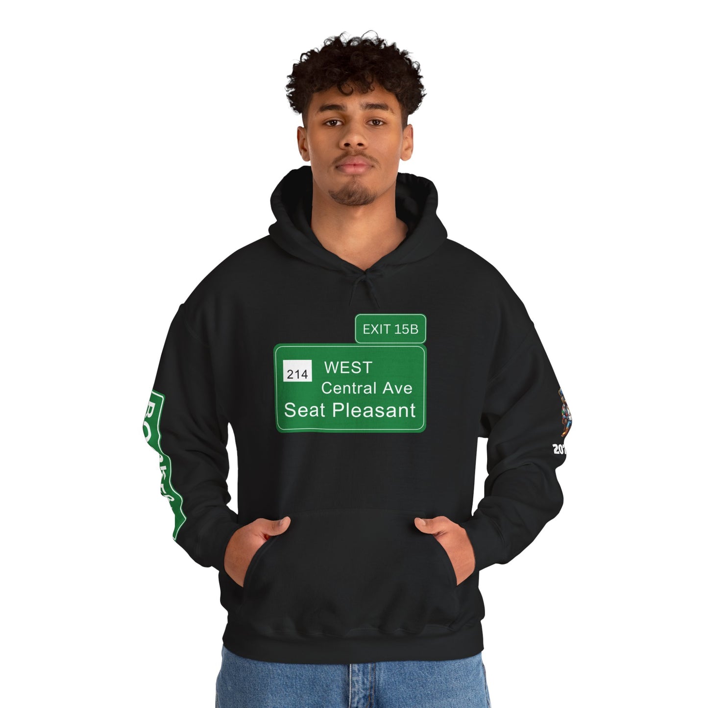 Seat Pleasant Road Sign Hoodie — Booker Dr. Street Sign Pullover